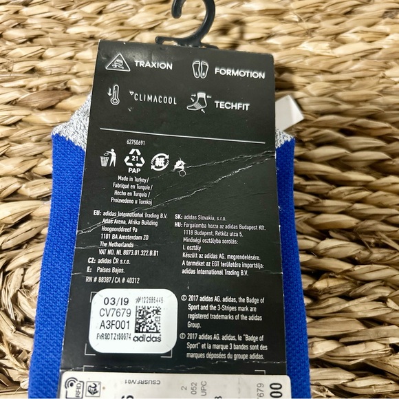 Adidas Parley Traxion Ultralight Socks Shoe size 5-6 - Picture 4 of 5